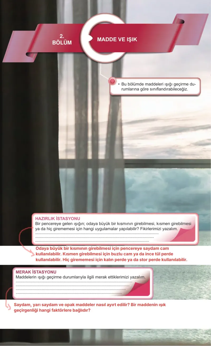 5. Sınıf Fen Bilimleri Ders Kitabı Cevapları Meb Yayınları 2. Kitap Sayfa 24 Çözüm Görseli