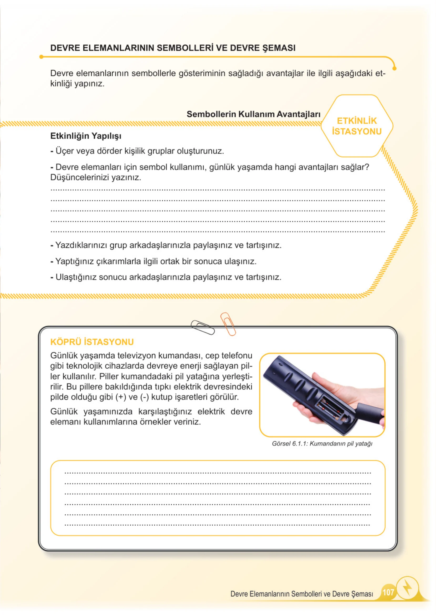 5. Sınıf Fen Bilimleri Ders Kitabı Cevapları Meb Yayınları 2. Kitap Sayfa 107
