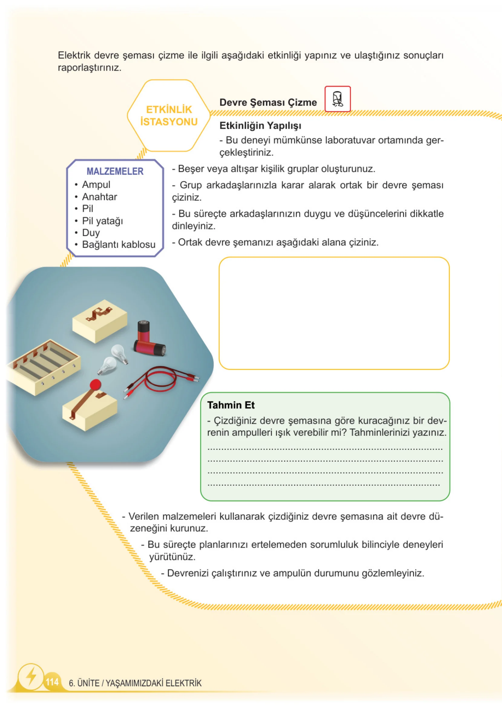 5. Sınıf Fen Bilimleri Ders Kitabı Cevapları Meb Yayınları 2. Kitap Sayfa 114