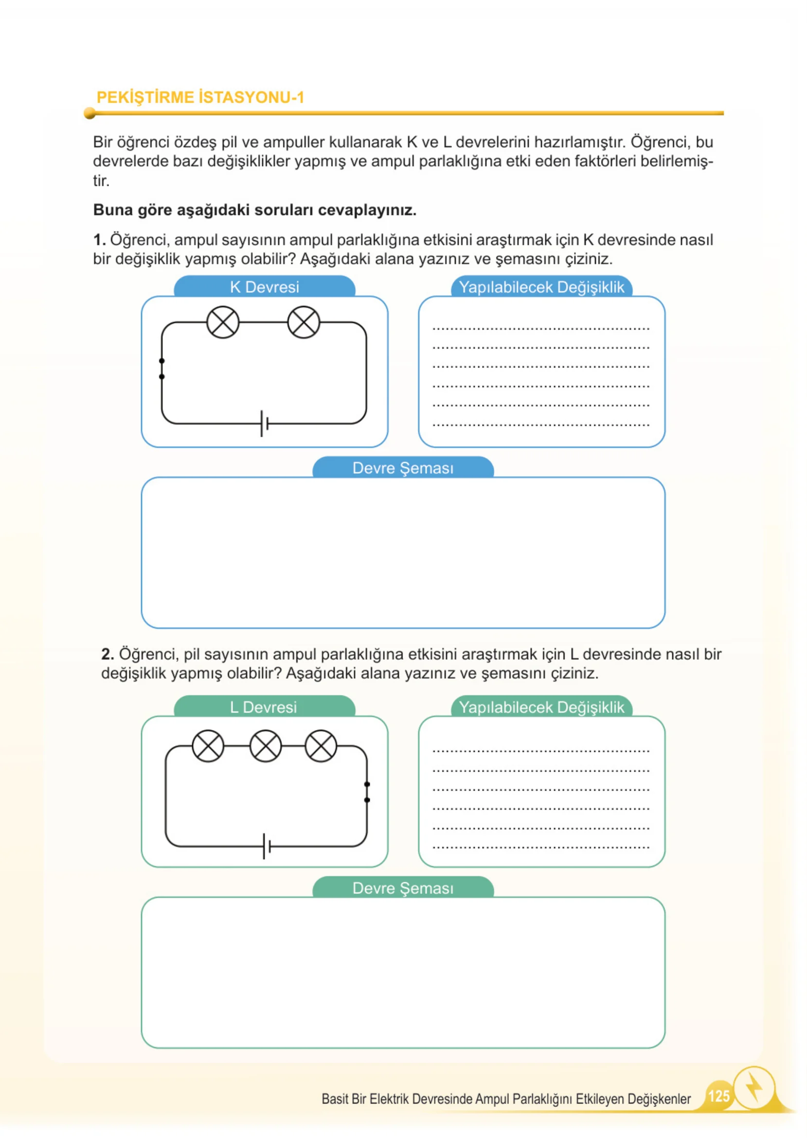5. Sınıf Fen Bilimleri Ders Kitabı Cevapları Meb Yayınları 2. Kitap Sayfa 125