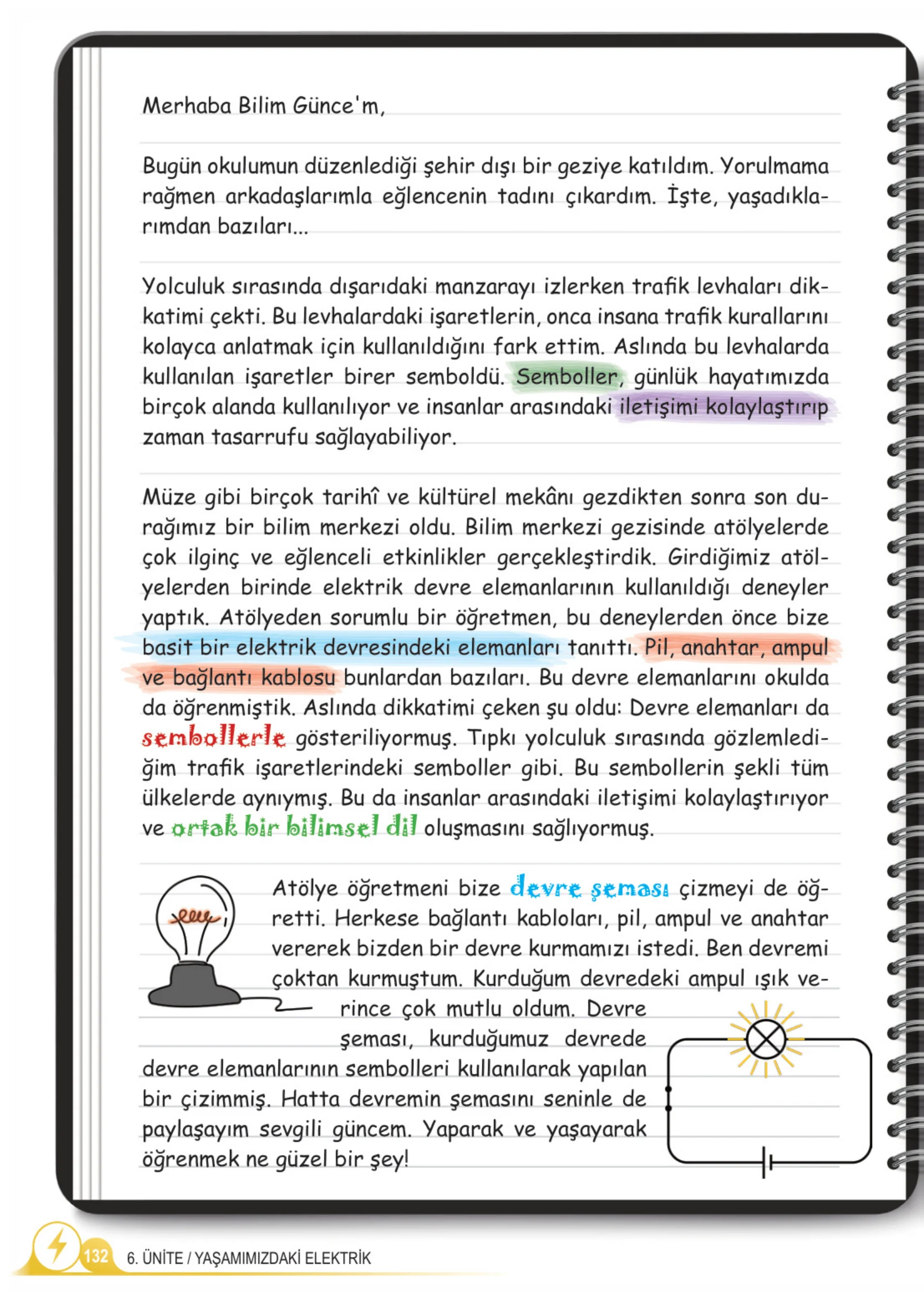 5. Sınıf Fen Bilimleri Ders Kitabı Cevapları Meb Yayınları 2. Kitap Sayfa 132