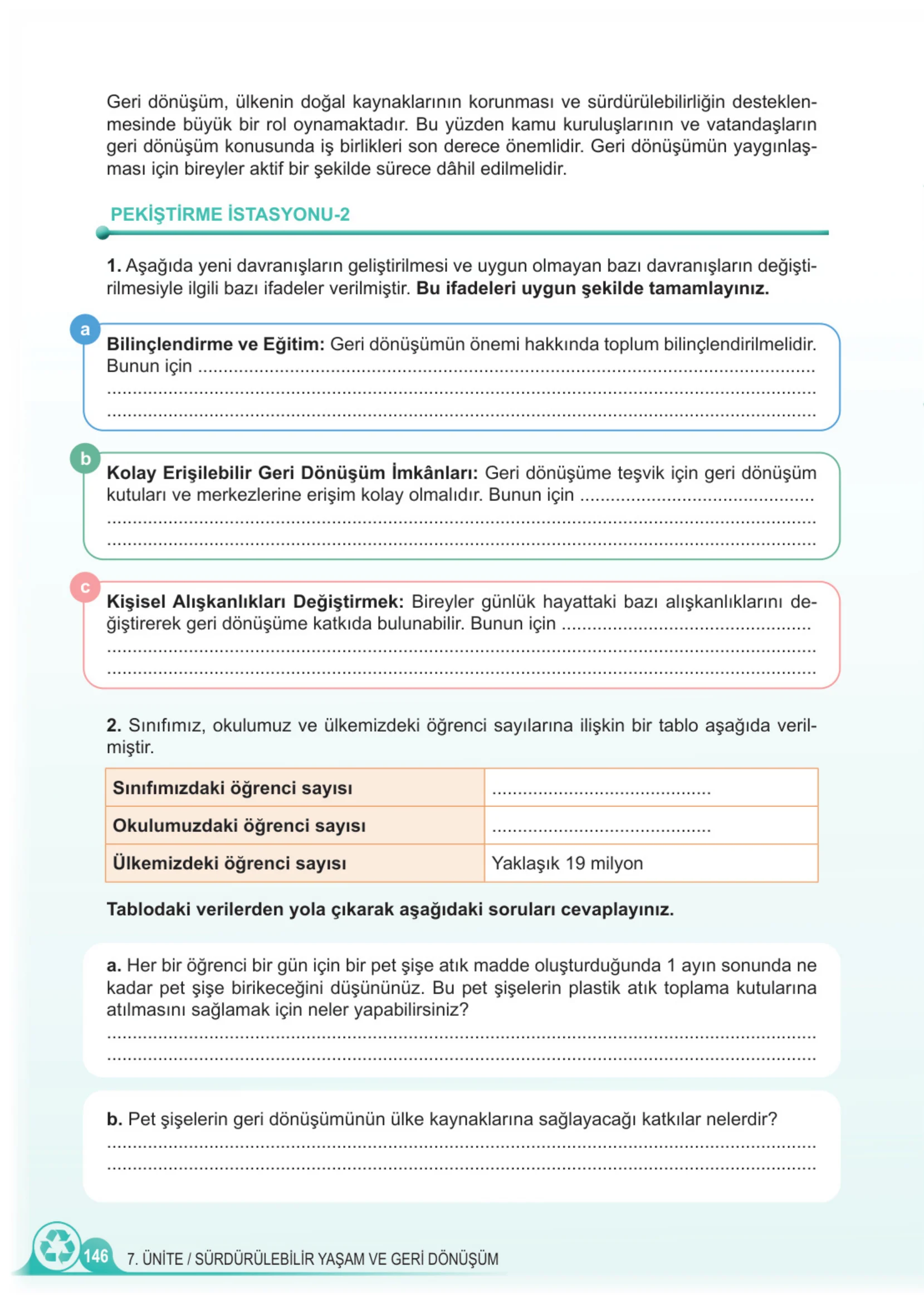 5. Sınıf Fen Bilimleri Ders Kitabı Cevapları Meb Yayınları 2. Kitap Sayfa 146