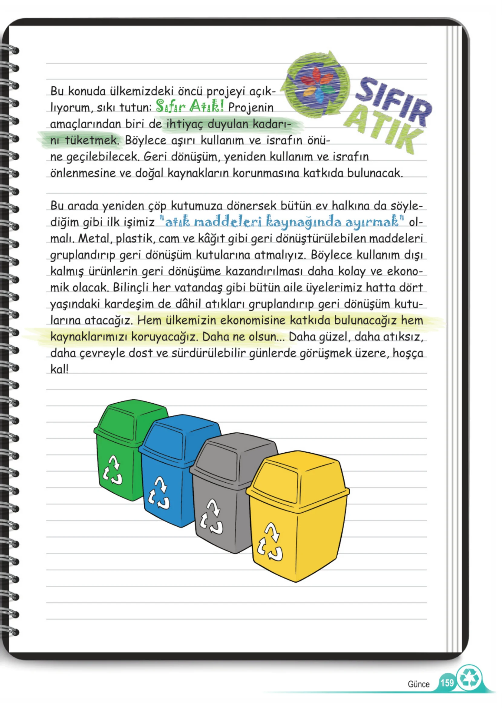5. Sınıf Fen Bilimleri Ders Kitabı Cevapları Meb Yayınları 2. Kitap Sayfa 159