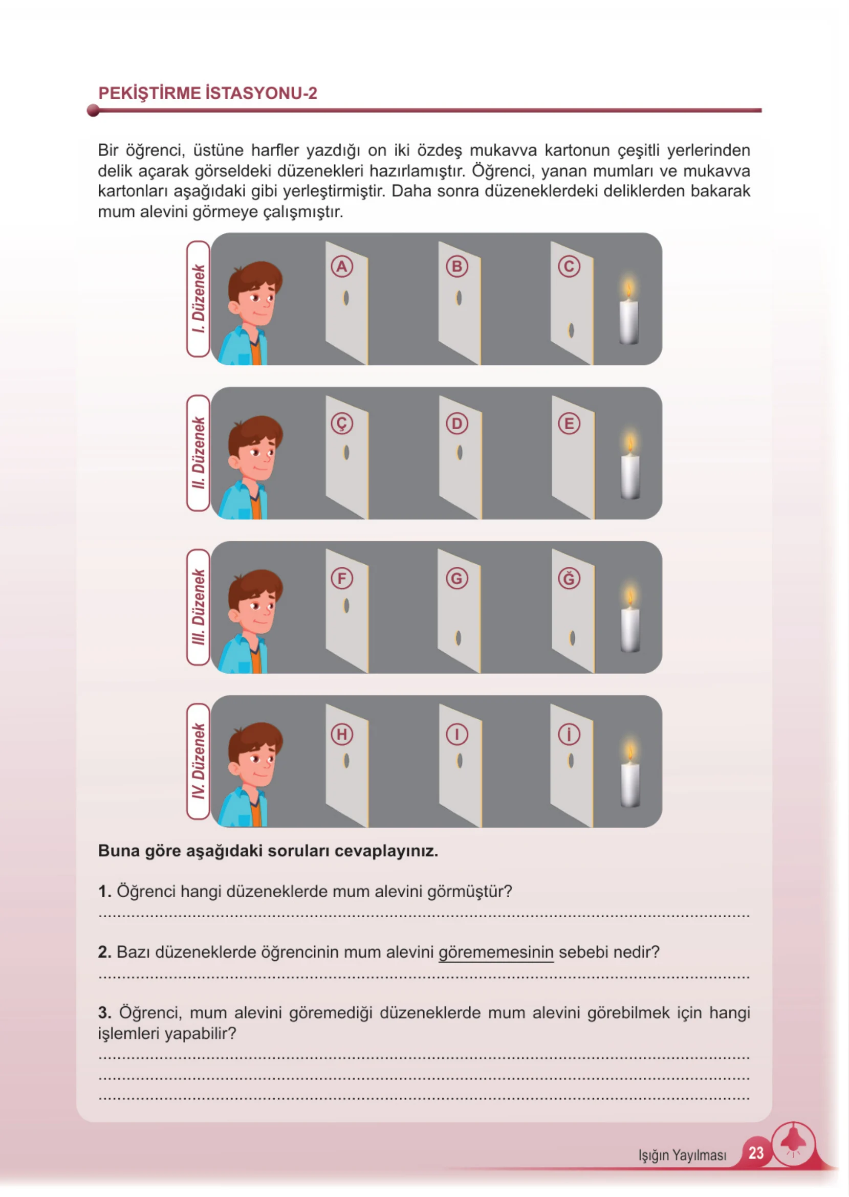 5. Sınıf Fen Bilimleri Ders Kitabı Cevapları Meb Yayınları 2. Kitap Sayfa 23