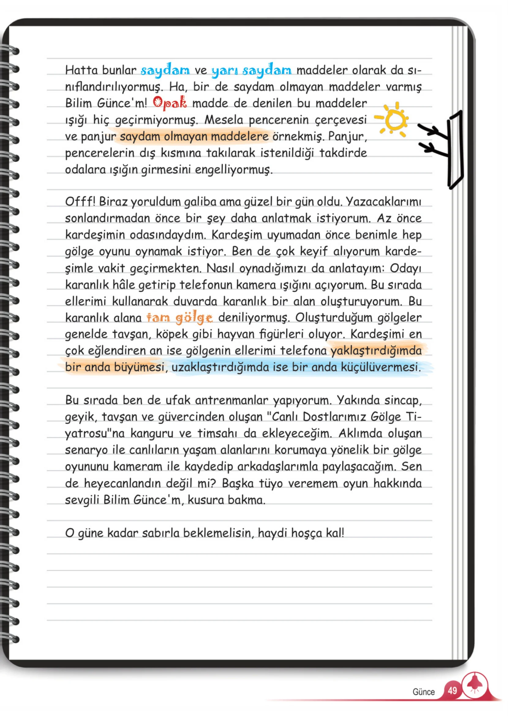 5. Sınıf Fen Bilimleri Ders Kitabı Cevapları Meb Yayınları 2. Kitap Sayfa 49