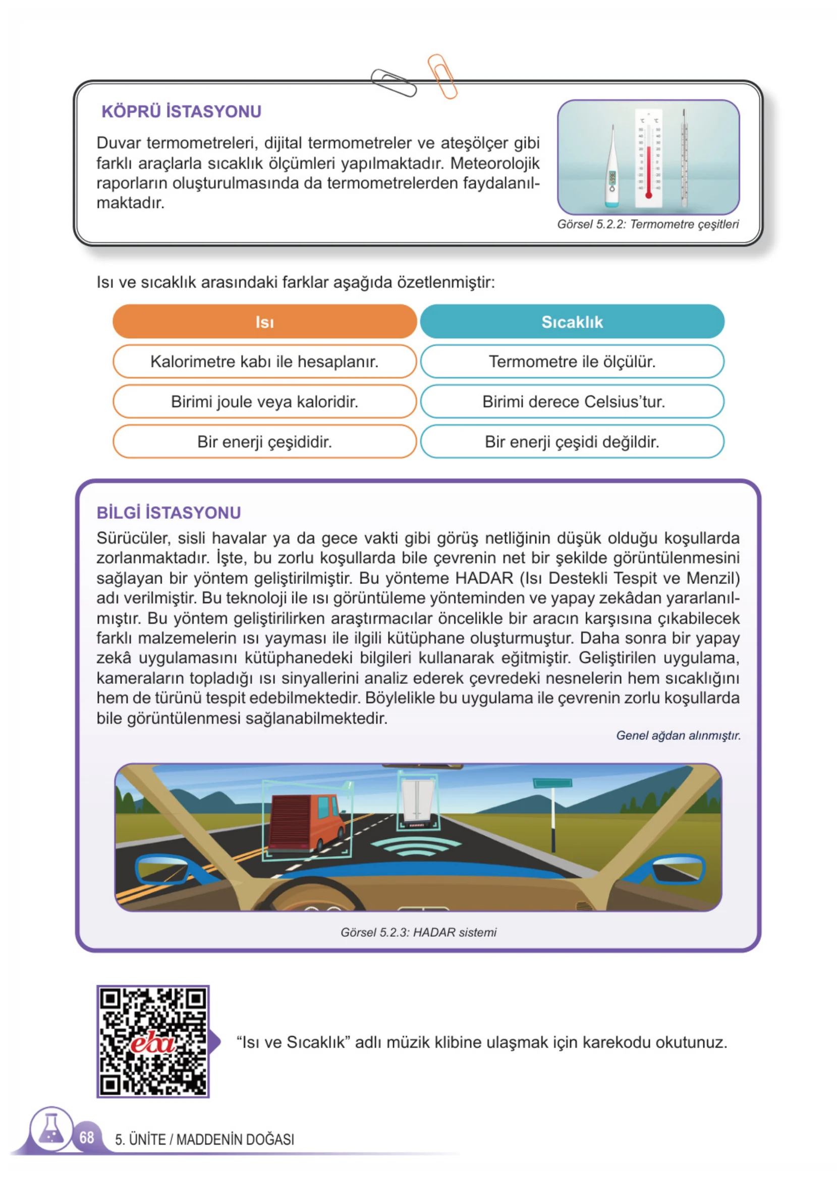 5. Sınıf Fen Bilimleri Ders Kitabı Cevapları Meb Yayınları 2. Kitap Sayfa 68