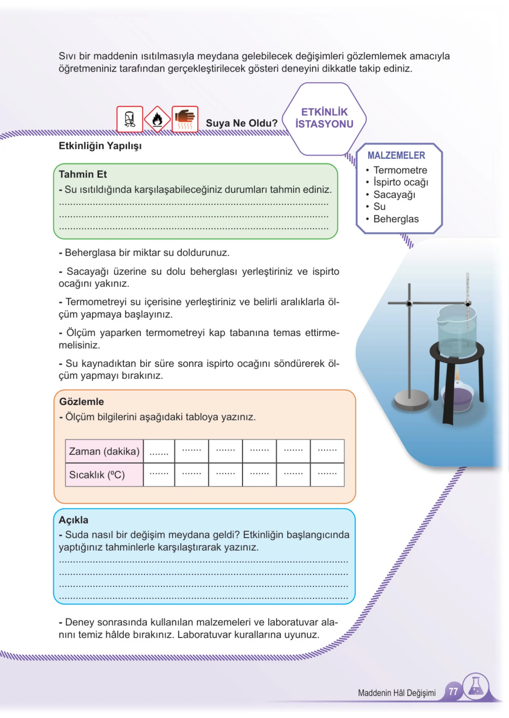 5. Sınıf Fen Bilimleri Ders Kitabı Cevapları Meb Yayınları 2. Kitap Sayfa 77