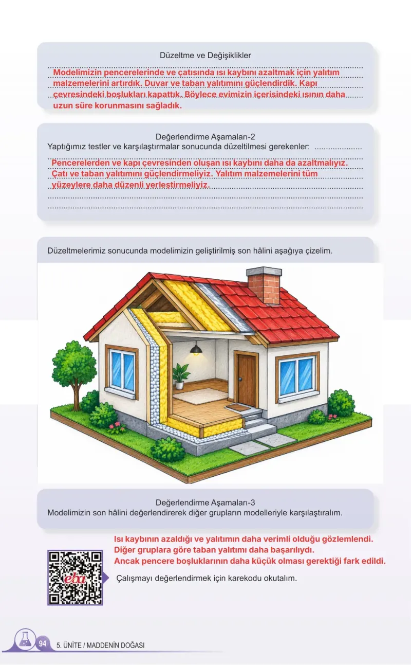 5. Sınıf Fen Bilimleri Ders Kitabı Cevapları Meb Yayınları 2. Kitap Sayfa 94 Çözüm Görseli