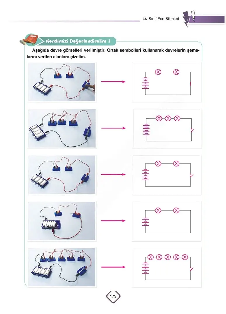5. Sınıf Fen Bilimleri Ders Kitabı Cevapları SDR Dİkey Yayınları Sayfa 179 Çözüm Görseli