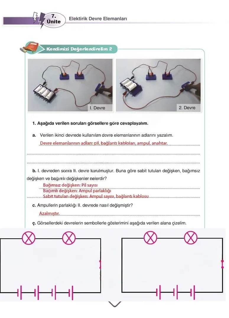 5. Sınıf Fen Bilimleri Ders Kitabı Cevapları SDR Dİkey Yayınları Sayfa 184 Çözüm Görseli
