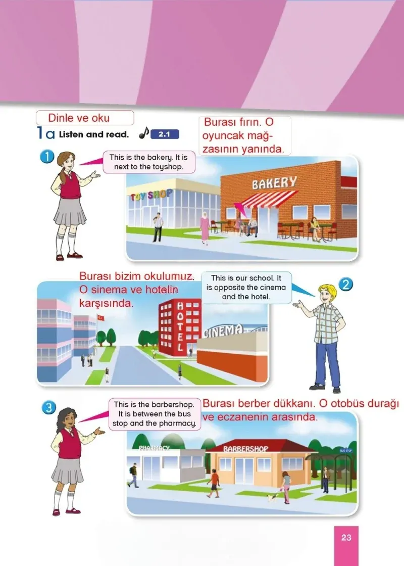 5. Sınıf İngilizce Ders Kitabı Cevapları Başaran Yayınları Sayfa 23 Çözüm Görseli