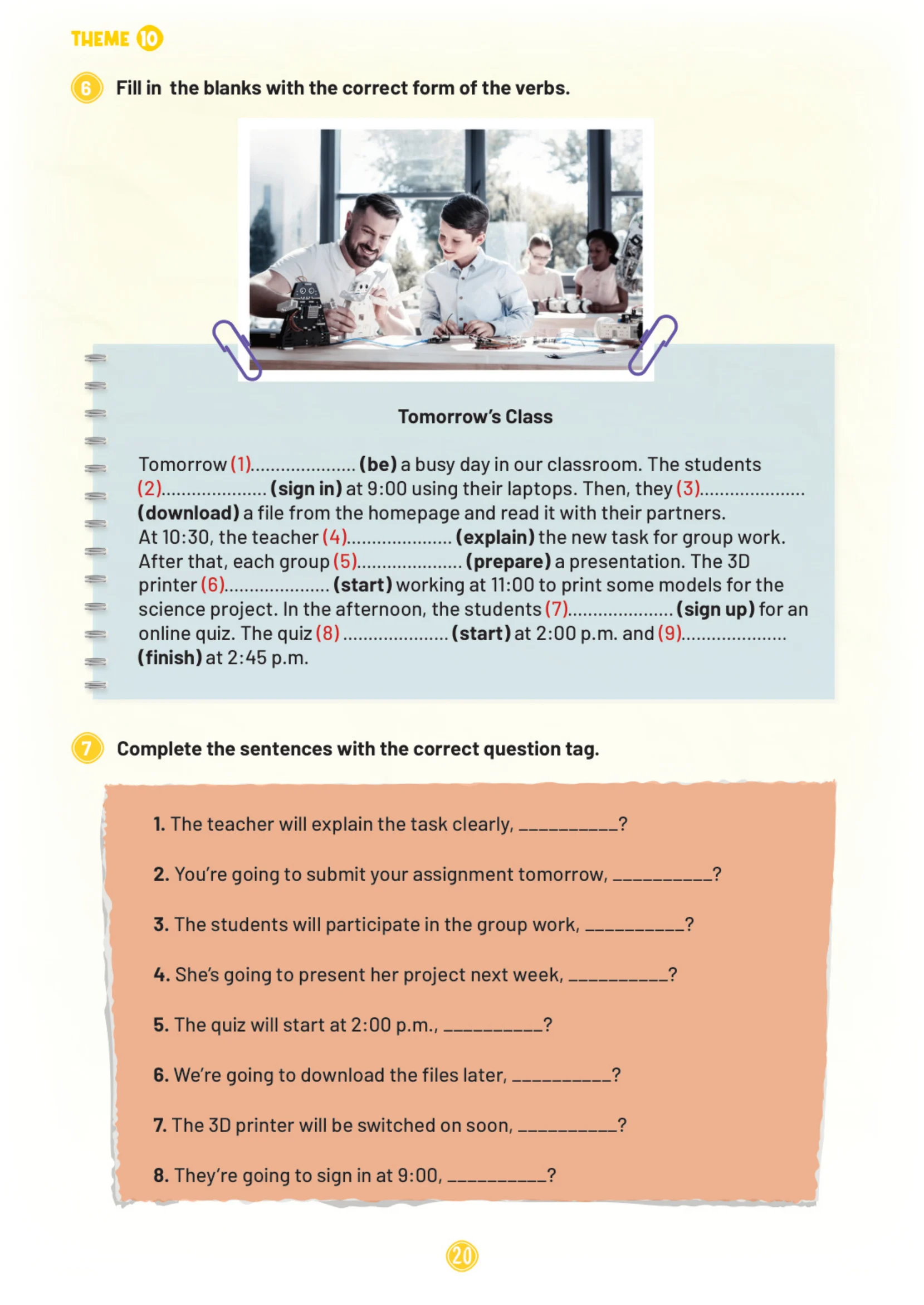 5. Sınıf İngilizce Ders Kitabı Cevapları Çoklu Yabancı Dil Eğitim Modeli Meb Yayınları Çalışma Kitabı 2. Kitap Sayfa 20