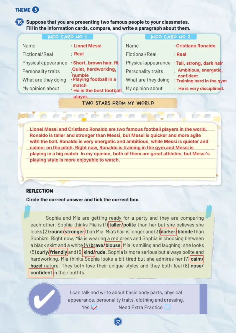 5. Sınıf İngilizce Ders Kitabı Cevapları Meb Yayınları Work Book 1. Kitap Sayfa 32 Çözüm Görseli