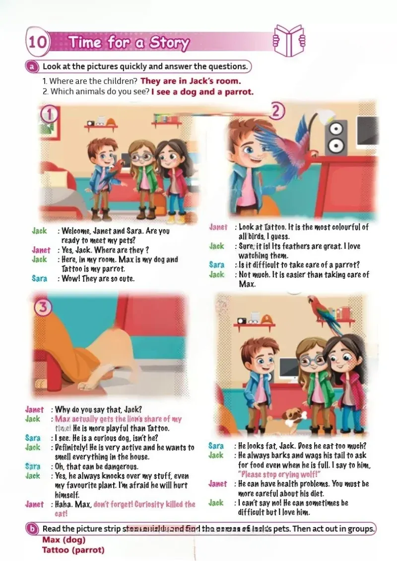5. Sınıf İngilizce Ders Kitabı Cevapları Meb Yayınları Sayfa 123 Çözüm Görseli