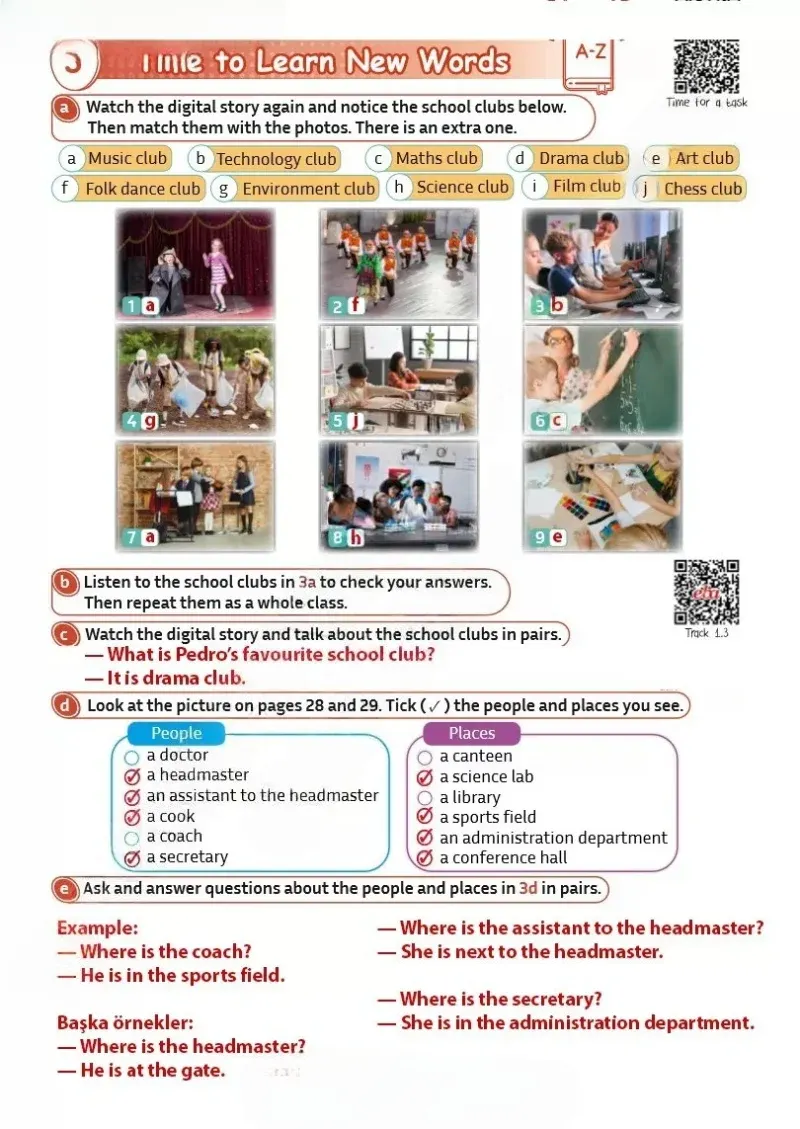 5. Sınıf İngilizce Ders Kitabı Cevapları Meb Yayınları Sayfa 32 Çözüm Görseli