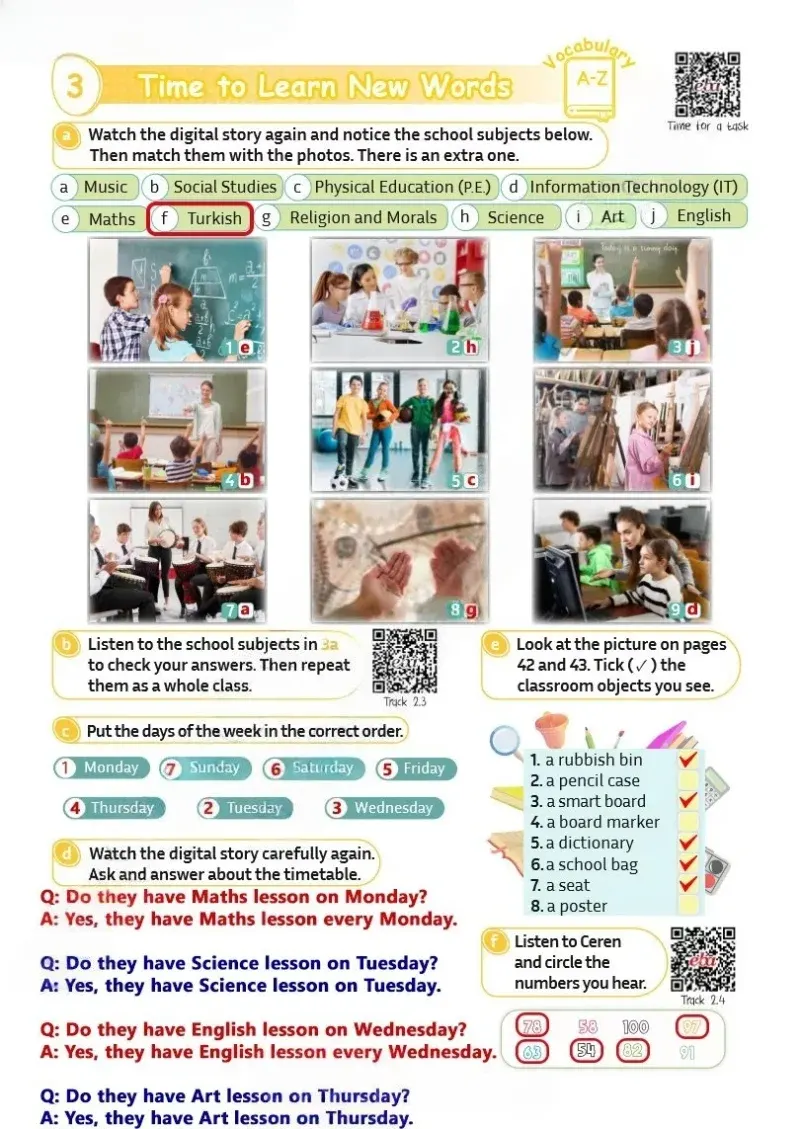 5. Sınıf İngilizce Ders Kitabı Cevapları Meb Yayınları Sayfa 46 Çözüm Görseli