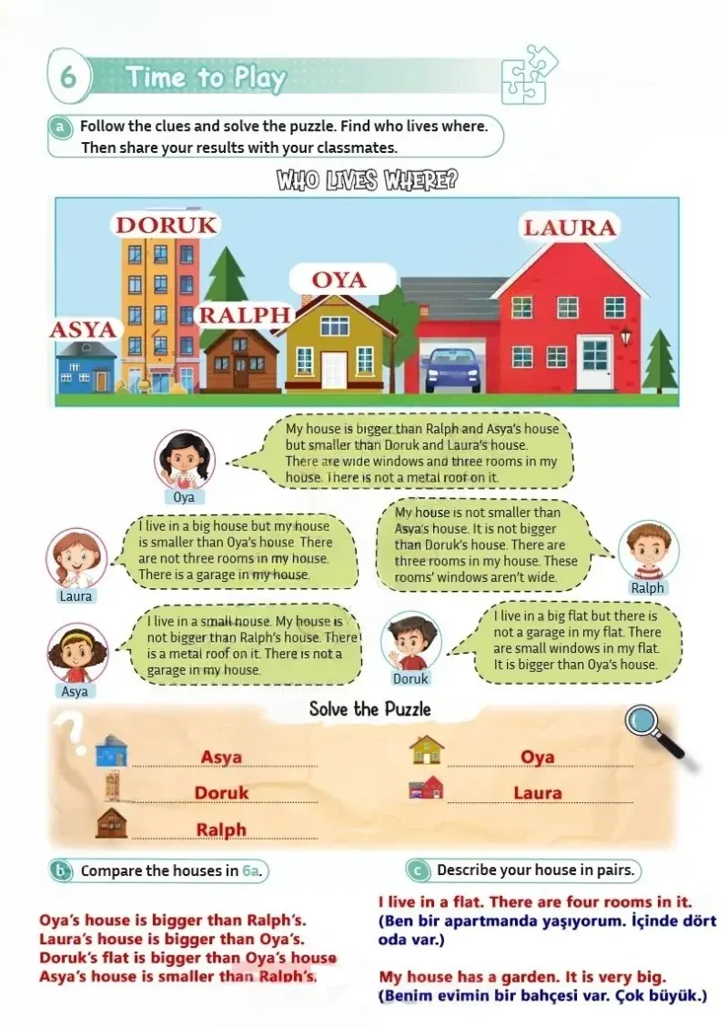 5. Sınıf İngilizce Ders Kitabı Cevapları Meb Yayınları Sayfa 91 Çözüm Görseli