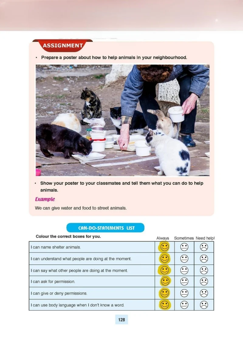 5. Sınıf İngilizce Ders Kitabı Cevapları Özgün Yayınları Sayfa 128 Çözüm Görseli