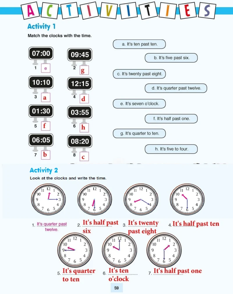 5. Sınıf İngilizce Ders Kitabı Cevapları Özgün Yayınları Sayfa 59 Çözüm Görseli