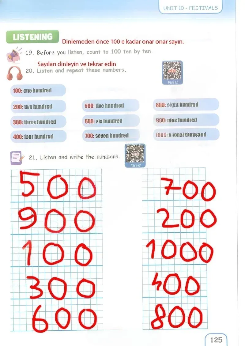 5. Sınıf İngilizce Ders Kitabı Cevapları Pasifik Yayınları Sayfa 125 Çözüm Görseli