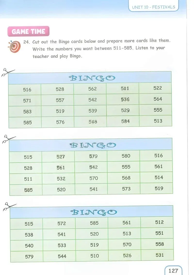 5. Sınıf İngilizce Ders Kitabı Cevapları Pasifik Yayınları Sayfa 127 Çözüm Görseli