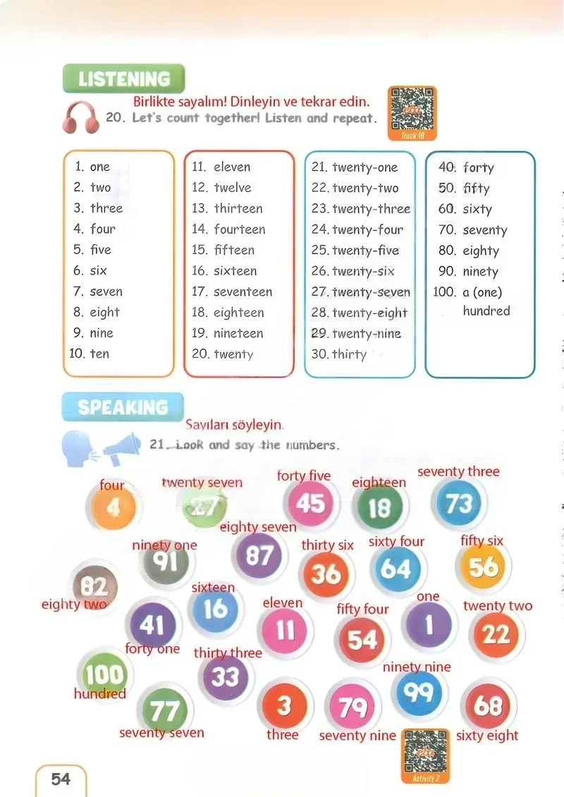 5. Sınıf İngilizce Ders Kitabı Cevapları Pasifik Yayınları Sayfa 54 Çözüm Görseli