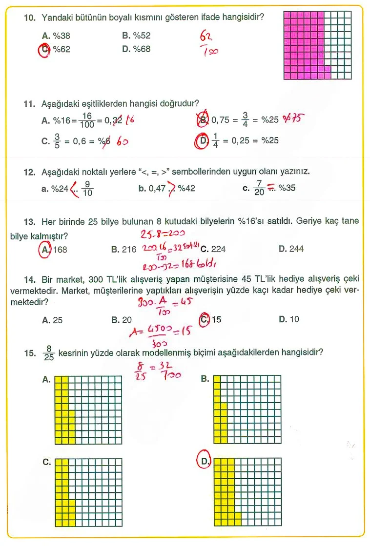 5. Sınıf Matematik Ders Kitabı Cevapları Koza Yayınları Sayfa 139 Çözüm Görseli