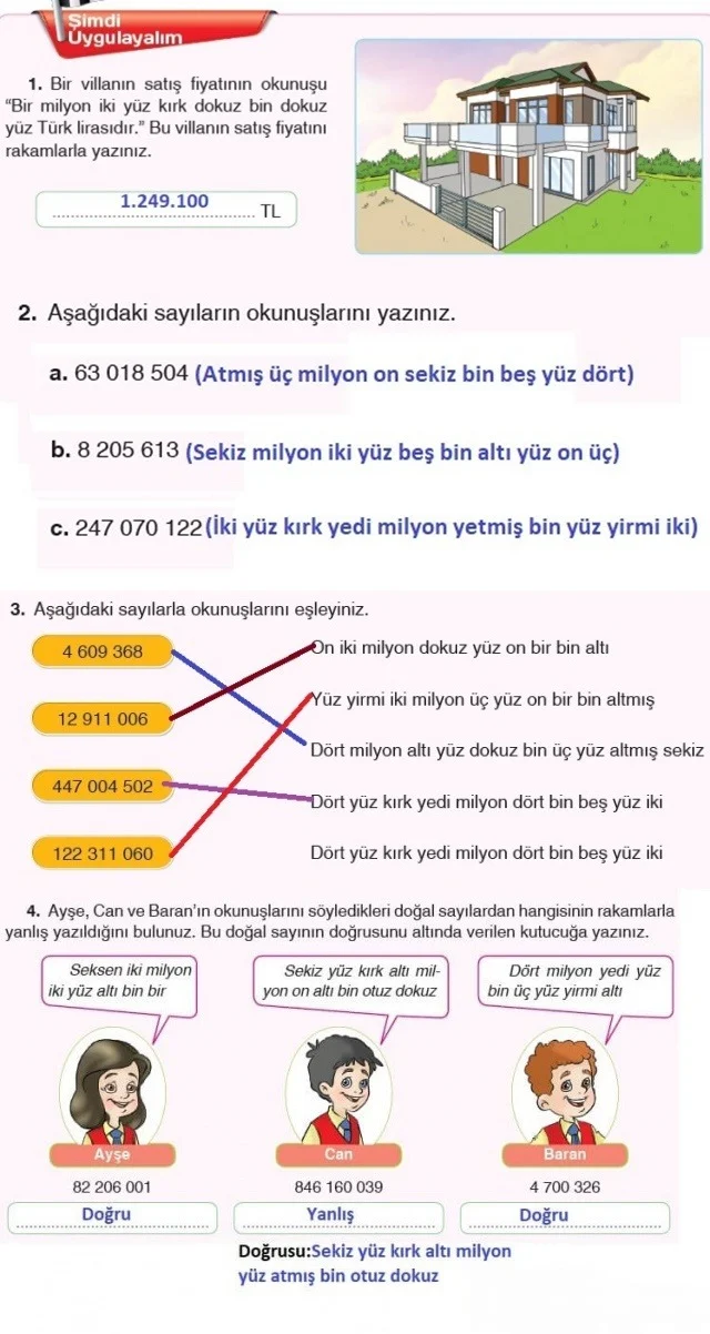 5. Sınıf Matematik Ders Kitabı Cevapları Koza Yayınları Sayfa 17 Çözüm Görseli