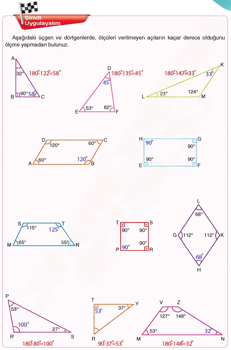 5. Sınıf Matematik Ders Kitabı Cevapları Koza Yayınları Sayfa 184 Çözüm Görseli
