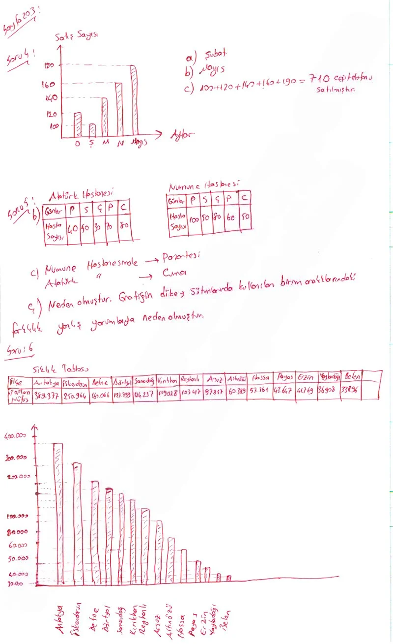 5. Sınıf Matematik Ders Kitabı Cevapları Koza Yayınları Sayfa 203 Çözüm Görseli