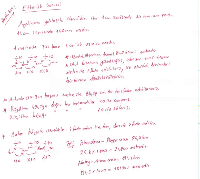 5. Sınıf Matematik Ders Kitabı Cevapları Koza Yayınları Sayfa 204 Çözüm Görseli