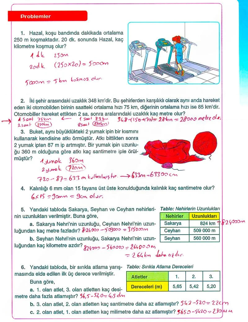 5. Sınıf Matematik Ders Kitabı Cevapları Koza Yayınları Sayfa 211 Çözüm Görseli