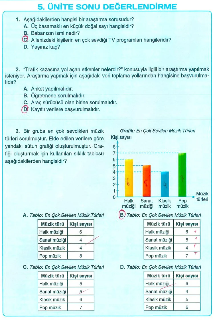 5. Sınıf Matematik Ders Kitabı Cevapları Koza Yayınları Sayfa 229 Çözüm Görseli