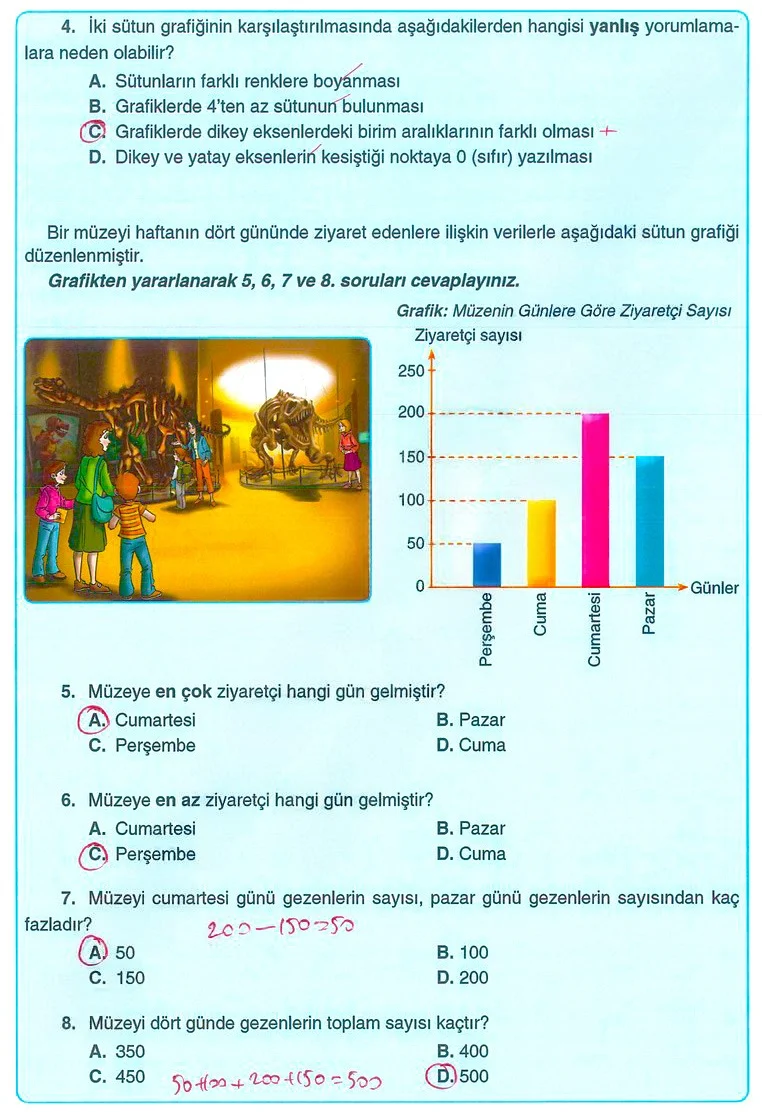 5. Sınıf Matematik Ders Kitabı Cevapları Koza Yayınları Sayfa 230 Çözüm Görseli