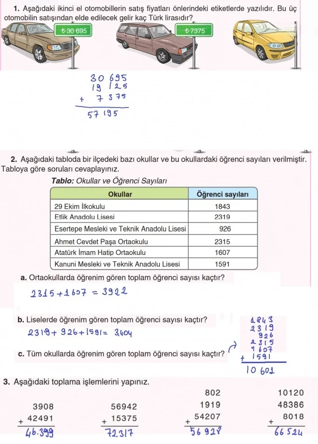 5. Sınıf Matematik Ders Kitabı Cevapları Koza Yayınları Sayfa 25 Çözüm Görseli