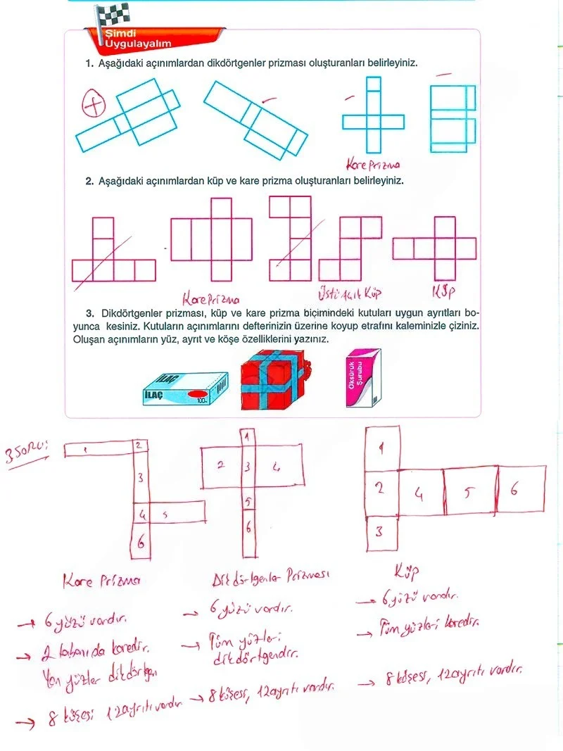 5. Sınıf Matematik Ders Kitabı Cevapları Koza Yayınları Sayfa 253 Çözüm Görseli