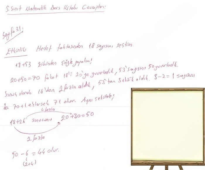 5. Sınıf Matematik Ders Kitabı Cevapları Koza Yayınları Sayfa 31 Çözüm Görseli