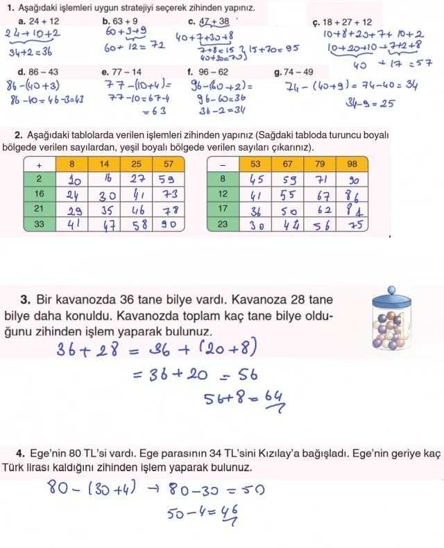 5. Sınıf Matematik Ders Kitabı Cevapları Koza Yayınları Sayfa 33 Çözüm Görseli