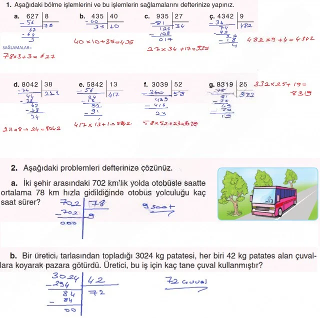 5. Sınıf Matematik Ders Kitabı Cevapları Koza Yayınları Sayfa 41 Çözüm Görseli