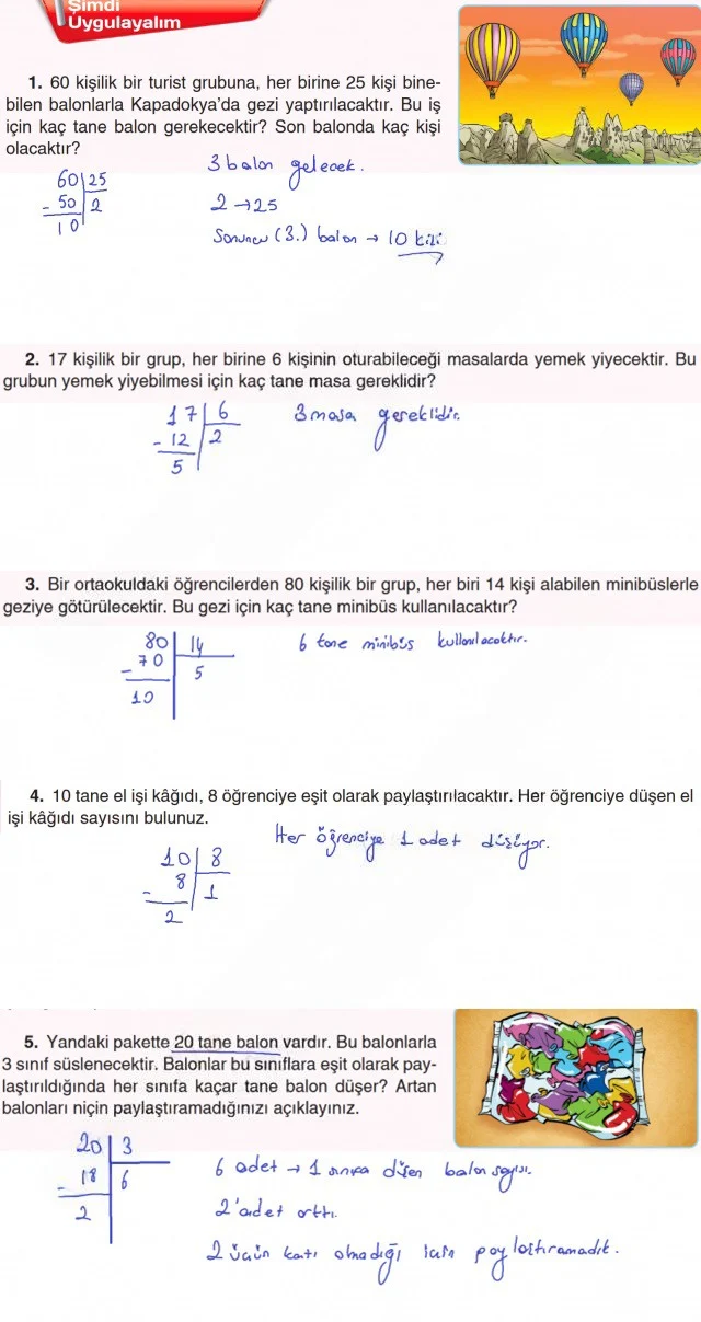 5. Sınıf Matematik Ders Kitabı Cevapları Koza Yayınları Sayfa 54 Çözüm Görseli