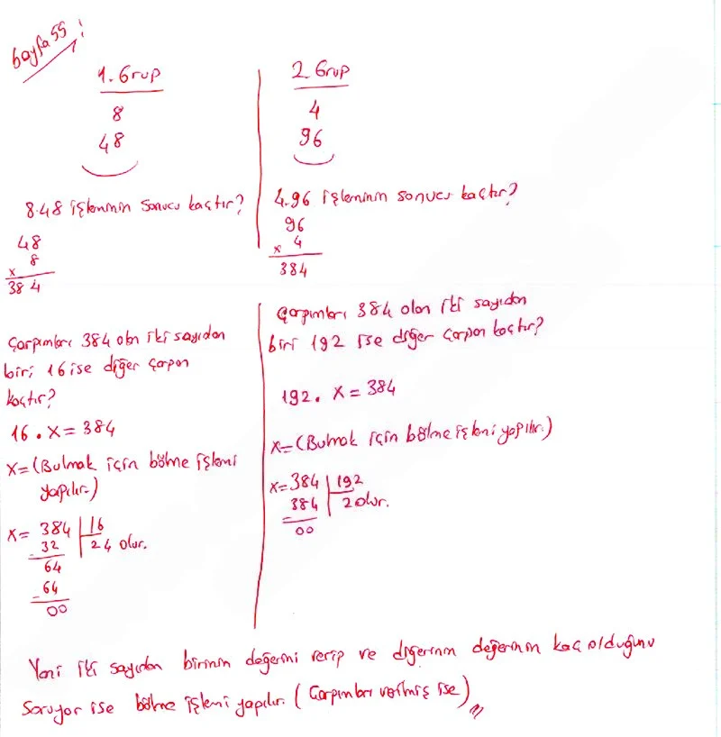 5. Sınıf Matematik Ders Kitabı Cevapları Koza Yayınları Sayfa 55 Çözüm Görseli