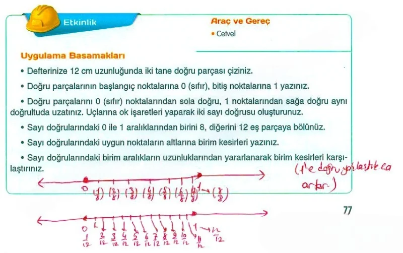 5. Sınıf Matematik Ders Kitabı Cevapları Koza Yayınları Sayfa 77 Çözüm Görseli
