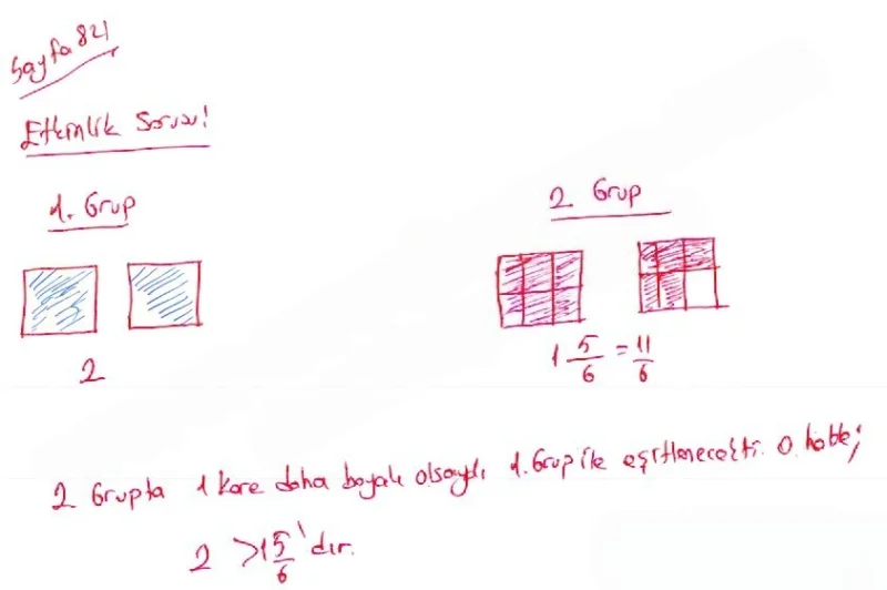 5. Sınıf Matematik Ders Kitabı Cevapları Koza Yayınları Sayfa 82 Çözüm Görseli