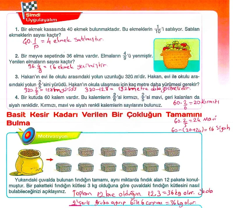 5. Sınıf Matematik Ders Kitabı Cevapları Koza Yayınları Sayfa 93 Çözüm Görseli