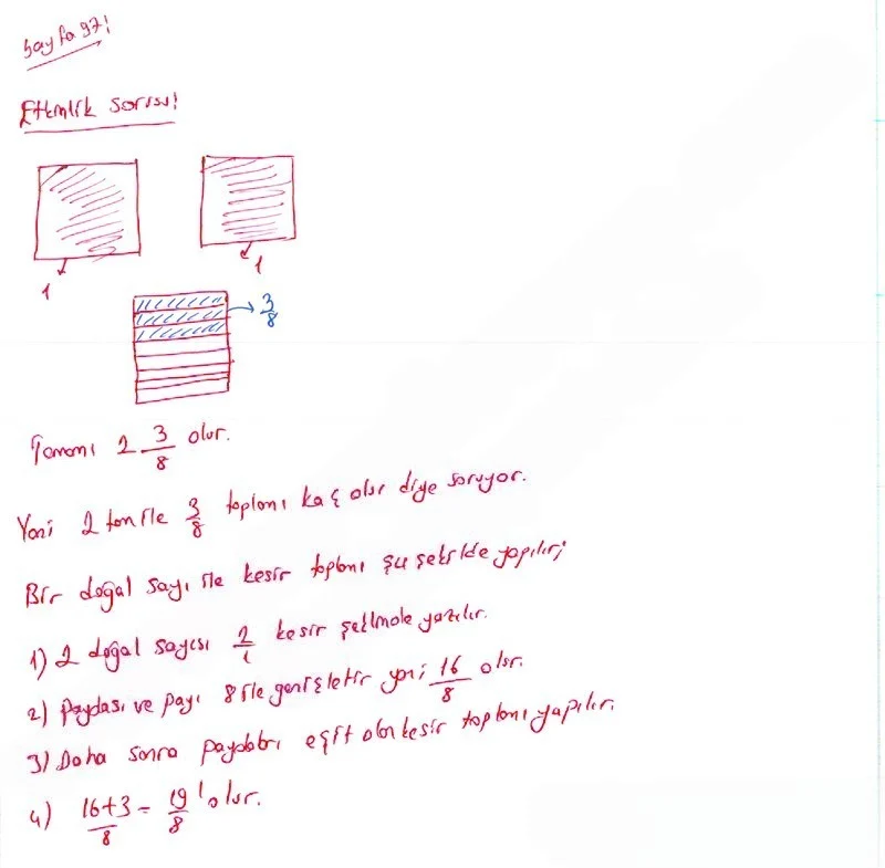 5. Sınıf Matematik Ders Kitabı Cevapları Koza Yayınları Sayfa 97 Çözüm Görseli