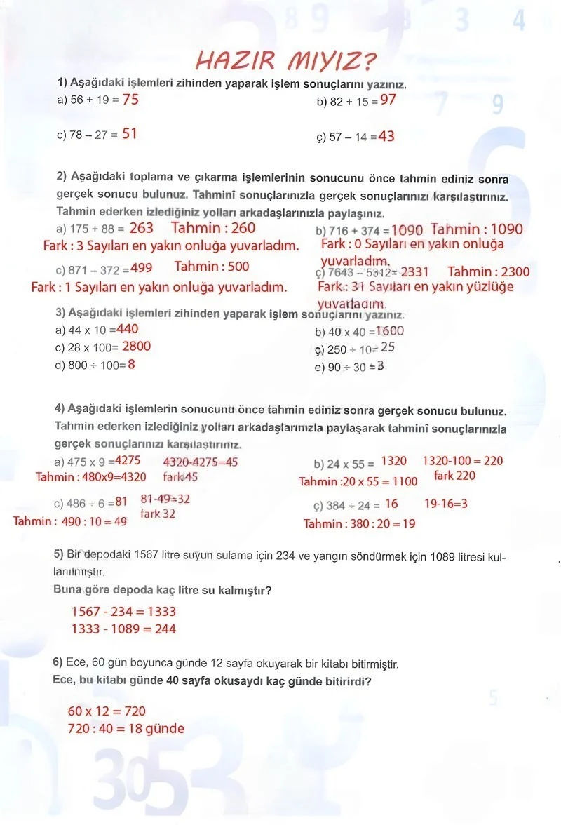 5. Sınıf Matematik Ders Kitabı Cevapları Meb Yayınları 1.Kitap Sayfa 110 Çözüm Görseli