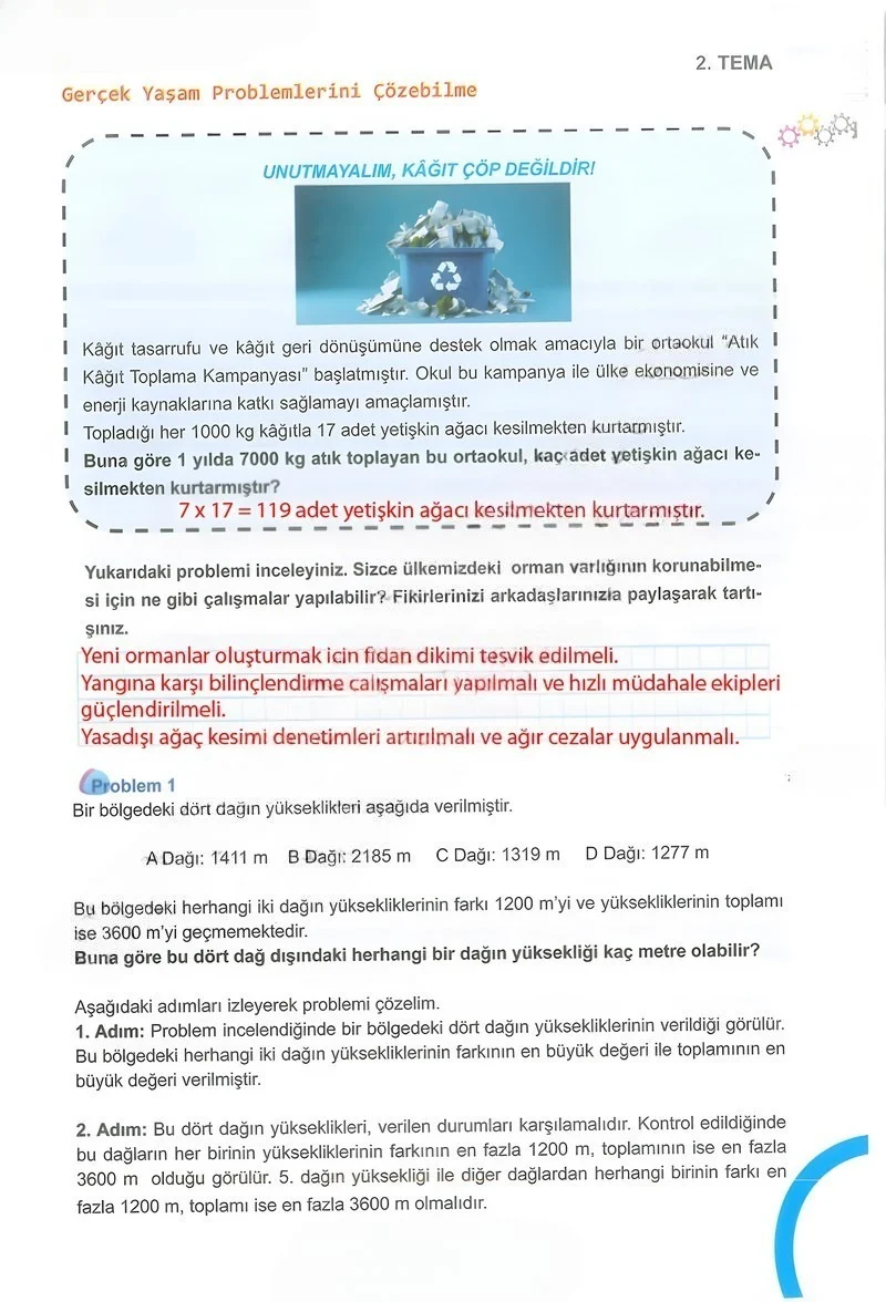 5. Sınıf Matematik Ders Kitabı Cevapları Meb Yayınları 1.Kitap Sayfa 111 Çözüm Görseli