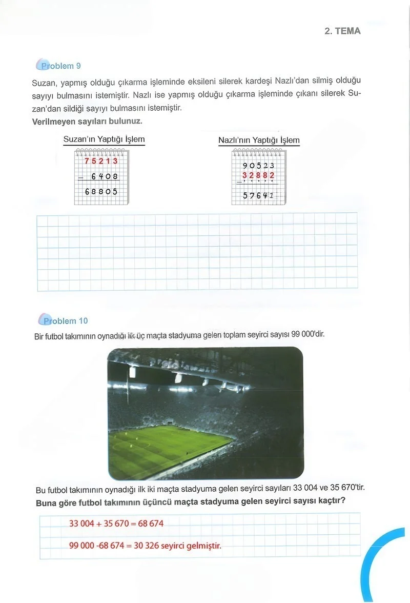 5. Sınıf Matematik Ders Kitabı Cevapları Meb Yayınları 1.Kitap Sayfa 119 Çözüm Görseli