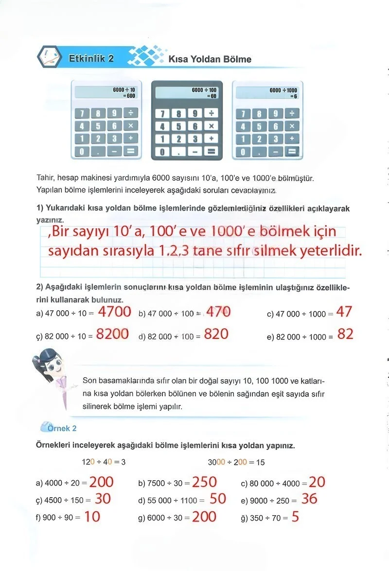 5. Sınıf Matematik Ders Kitabı Cevapları Meb Yayınları 1.Kitap Sayfa 128 Çözüm Görseli
