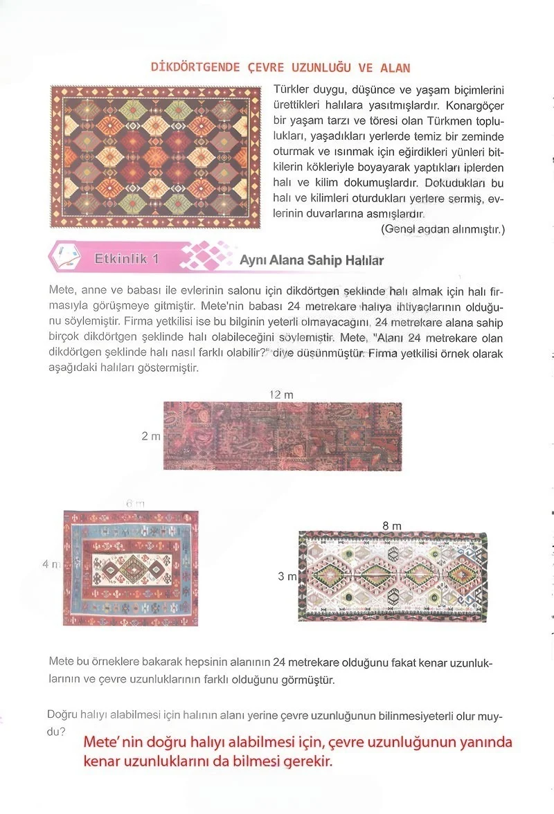 5. Sınıf Matematik Ders Kitabı Cevapları Meb Yayınları 1.Kitap Sayfa 150 Çözüm Görseli